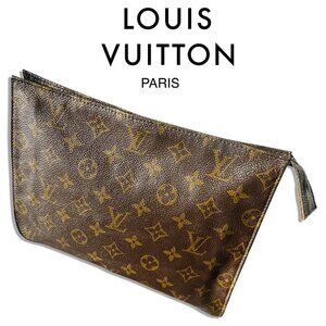 Ultra Rare, Vintage Louis Vuitton Monogram Toiletry Pouch 26 Cosmetic/Clutch Bag